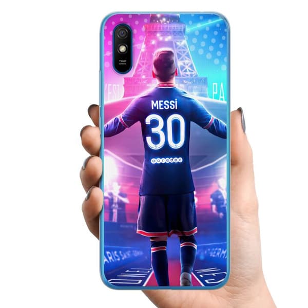 Xiaomi Redmi 9A TPU Matkapuhelimen kuori Lionel Messi