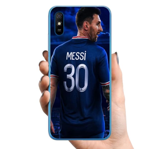 Xiaomi Redmi 9A TPU Matkapuhelimen kuori Lionel Messi