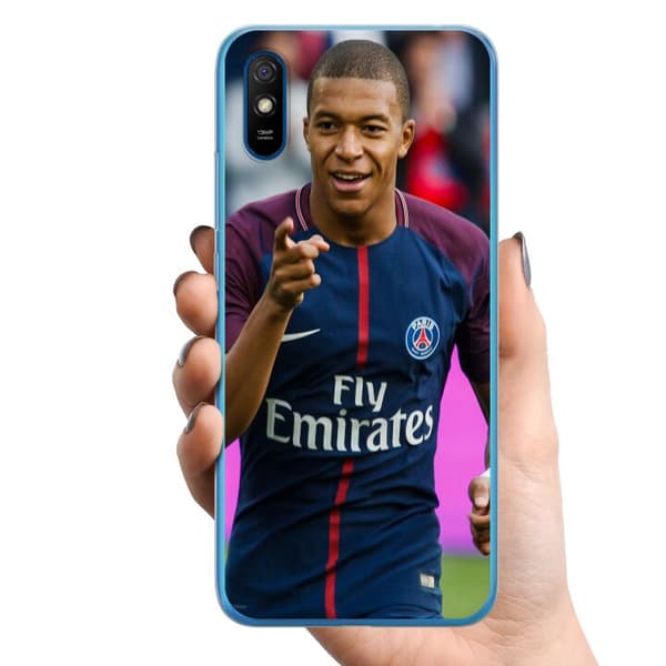 Xiaomi Redmi 9A TPU Mobilcover Kylian Mbappé