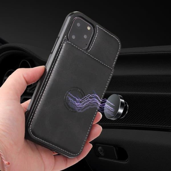 Magnetisk lommebokdeksel for iPhone 11