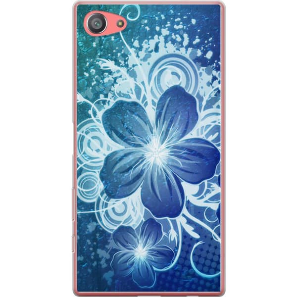 Sony Xperia Z5 Compact Gjennomsiktig deksel Blomster