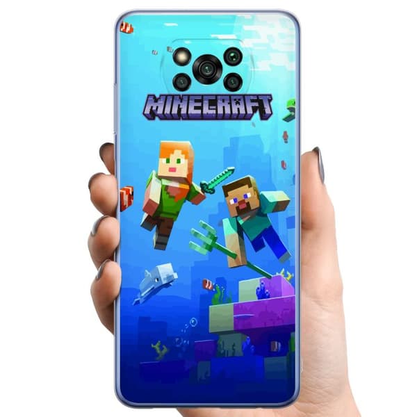 Xiaomi Poco X3 Pro TPU Mobilskal Minecraft
