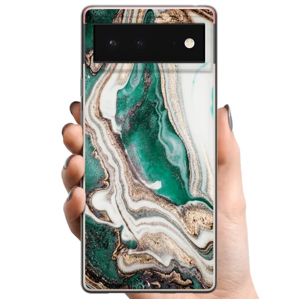 Google Pixel 6 TPU Matkapuhelimen kuori Vihreä