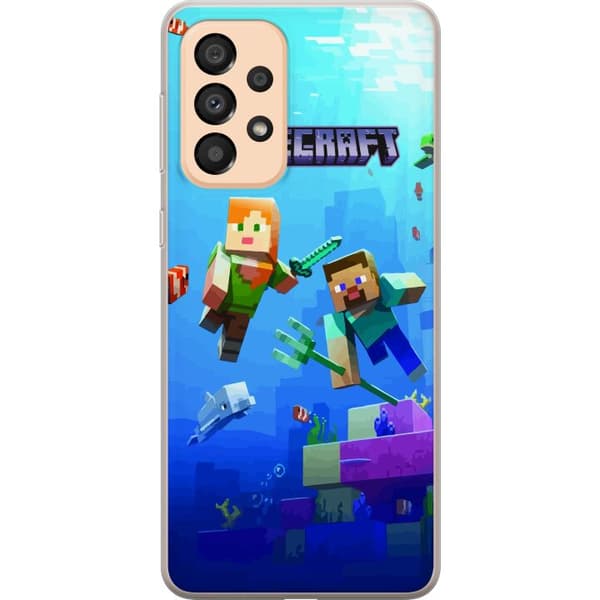 Samsung Galaxy A33 5G Deksel / Mobildeksel - Minecraft