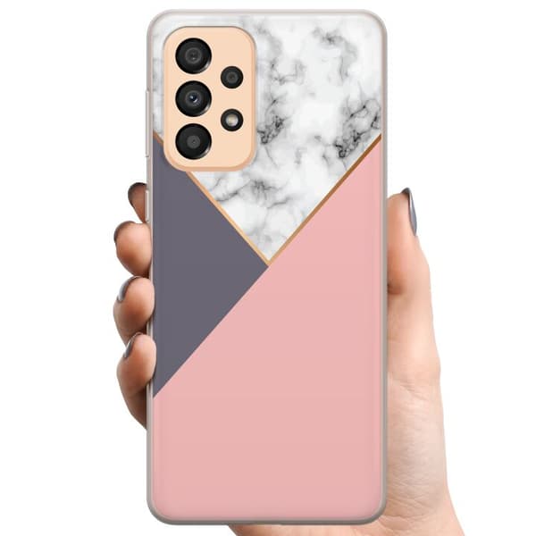 Samsung Galaxy A33 5G TPU Mobilcover Marmor Skæring