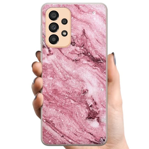 Samsung Galaxy A33 5G TPU Mobilskal Rosa