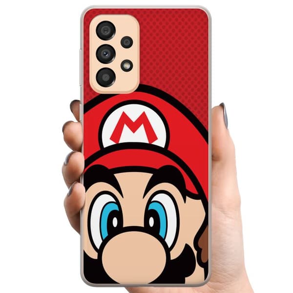 Samsung Galaxy A33 5G TPU Matkapuhelimen kuori Mario