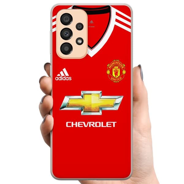 Samsung Galaxy A33 5G TPU Matkapuhelimen kuori Manchester United FC