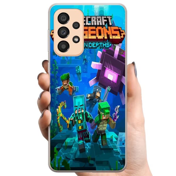 Samsung Galaxy A33 5G TPU Mobilcover Minecraft