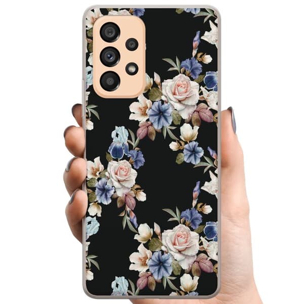 Samsung Galaxy A53 5G TPU Mobilcover Blomstret