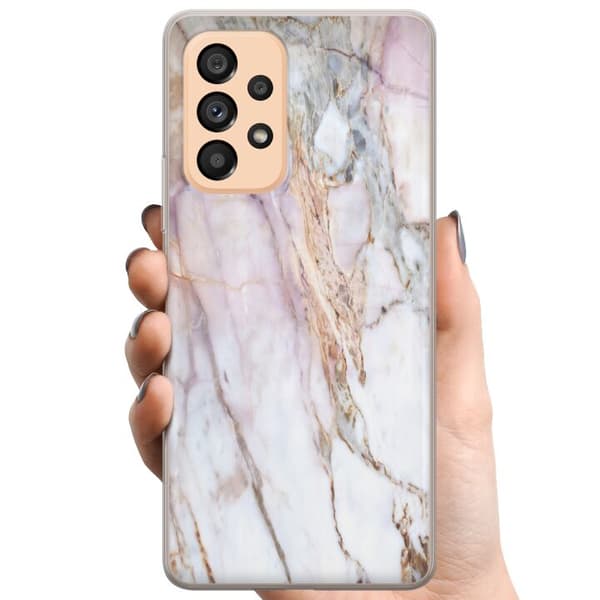 Samsung Galaxy A53 5G TPU Mobilcover Marmelade