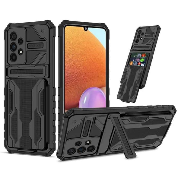Samsung A13 4G stødsikkert cover Kickstand & kortrum ThinArmor V3