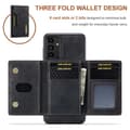 Miniatyrbillede 7 af 11: 8-SLOTS Samsung A13 4G stødsikkert cover med magnetisk kortholder DG.MING Afmonter