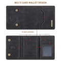 Miniatyrbillede 9 af 11: 8-SLOTS Samsung A13 4G stødsikkert cover med magnetisk kortholder DG.MING Afmonter