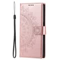 Miniatyrbillede 4 af 6: SKALO Samsung S22 Ultra Mandala Flip Cover - Rosa guld