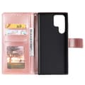 Miniatyrbillede 2 af 6: SKALO Samsung S22 Ultra Mandala Flip Cover - Rosa guld