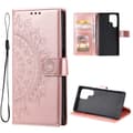 Miniatyrbillede 1 af 6: SKALO Samsung S22 Ultra Mandala Flip Cover - Rosa guld