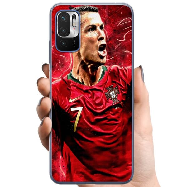 Xiaomi Redmi Note 10 5G TPU Matkapuhelimen kuori Cristiano Ronaldo