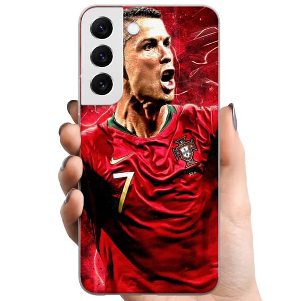 Samsung Galaxy S22 5G TPU Matkapuhelimen kuori Cristiano Ronaldo