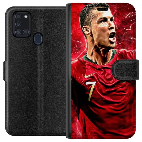 Samsung Galaxy A21s Plånboksfodral Cristiano Ronaldo