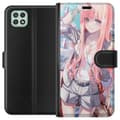 Miniatyrbillede 1 af 3: Samsung Galaxy A22 5G Tegnebogsetui Anime pige sød