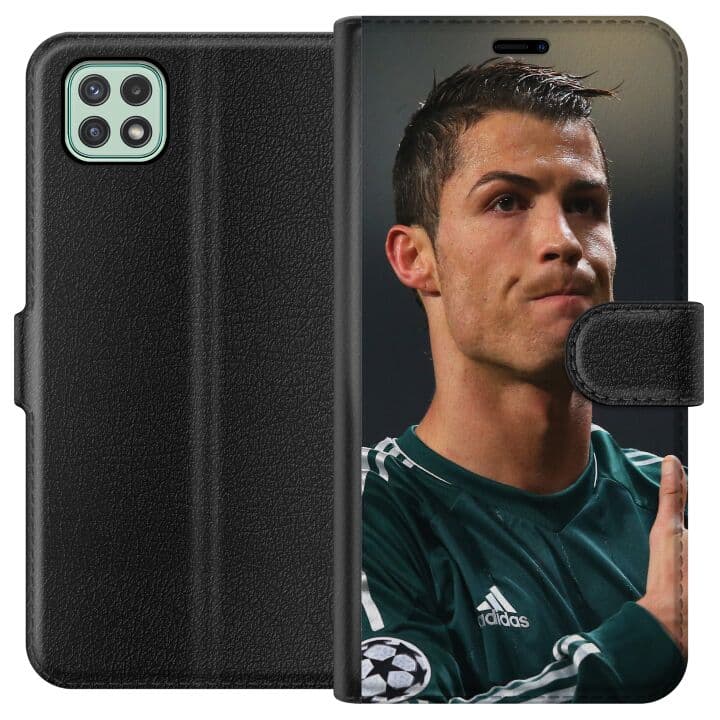Samsung Galaxy A22 5G Plånboksfodral Cristiano Ronaldo