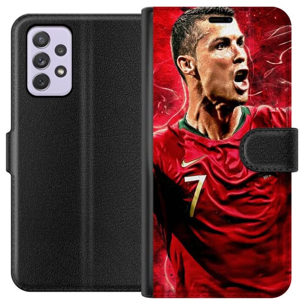 Samsung Galaxy A52s 5G Lompakkokotelo Cristiano Ronaldo