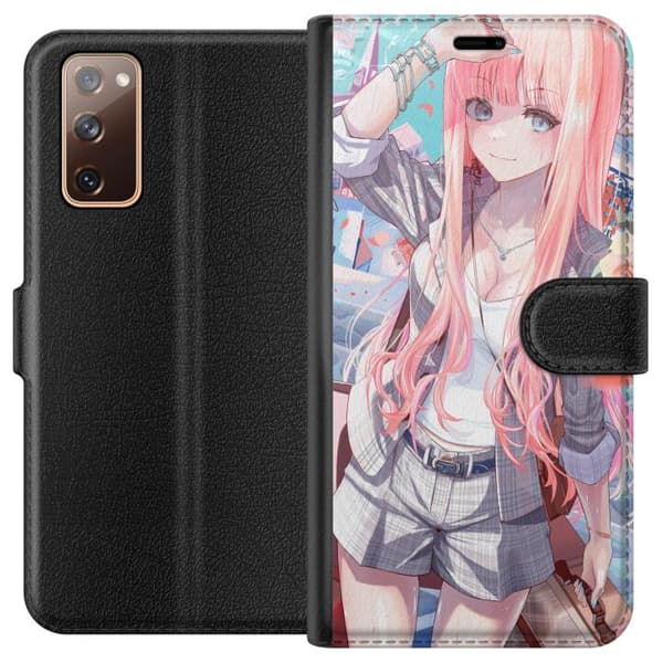 Samsung Galaxy S20 FE Lompakkokotelo Anime tyttö söpö