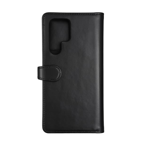 Wallet Læder Til 3 kort Samsung S22 Ultra Sort