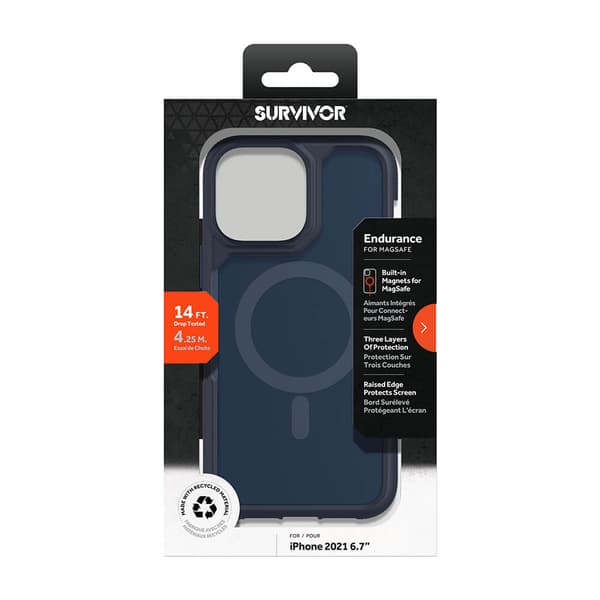 SURVIVOR Mobilcover Endurance MS iPhone 13 Pro Max Blå/Denim