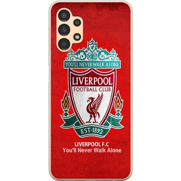 Samsung Galaxy A13 Läpinäkyvä kuori Liverpool