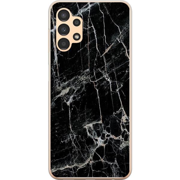 Samsung Galaxy A13 Kuori / Matkapuhelimen kuori - Musta marmori