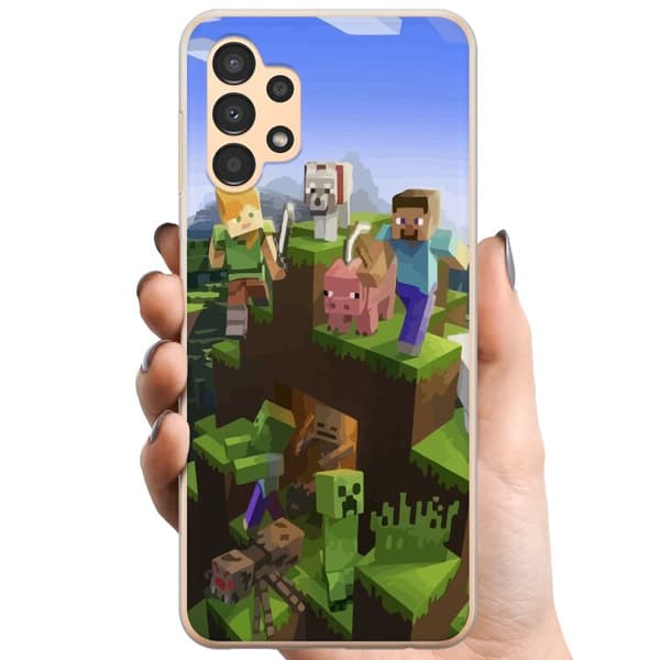 Samsung Galaxy A13 TPU Mobilskal MineCraft