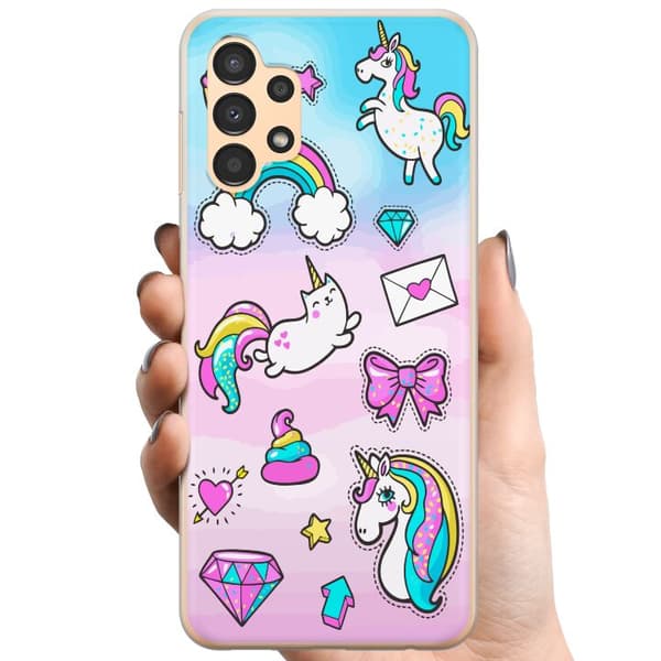 Samsung Galaxy A13 TPU Mobildeksel Unikorn