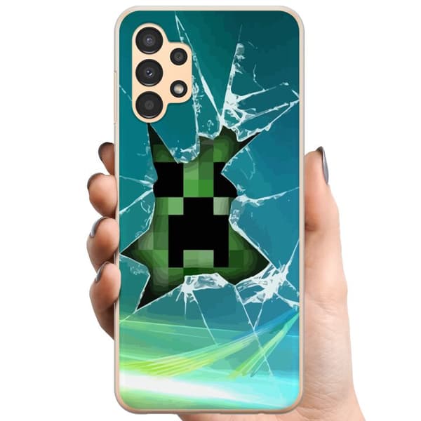Samsung Galaxy A13 TPU Mobilskal MineCraft