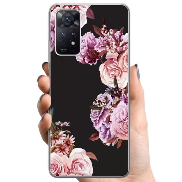 Xiaomi Redmi Note 11 Pro 5G TPU Matkapuhelimen kuori Kukat