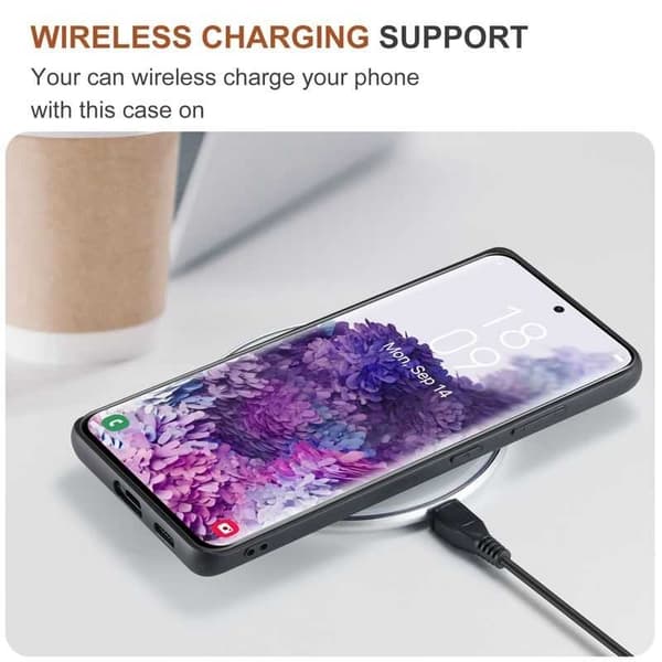 8-FACK Samsung S20 Ultra Stöttåligt Skal med Magnetisk Korthållare DG.MING Detach