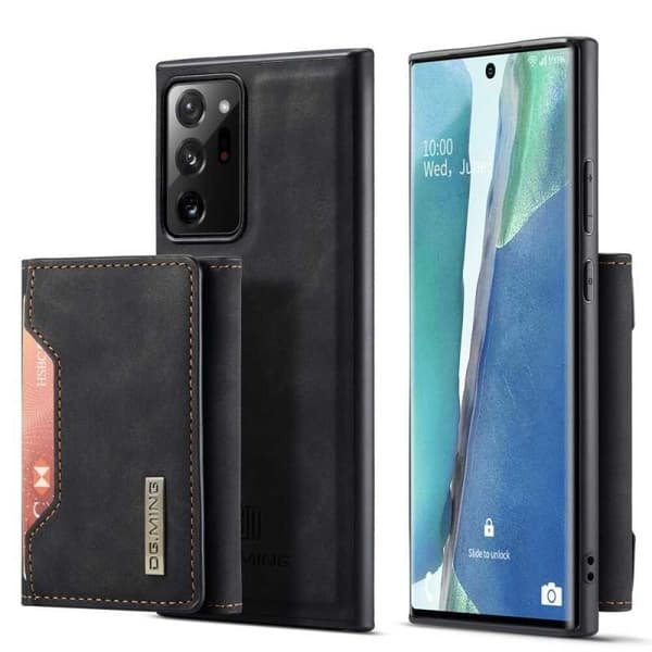 8-FACK Samsung Note 20 Ultra Stöttåligt Skal med Magnetisk Korthållare DG.MING Detach