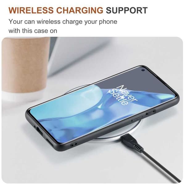 8-FACK OnePlus 9  Stöttåligt Skal med Magnetisk Korthållare DG.MING Detach