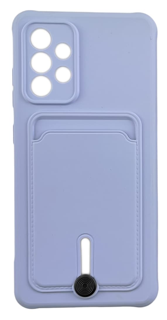 Samsung Galaxy A52 / Samsung Galaxy A52s 5G Skal - Mikrofiber Silikon med Korthållare