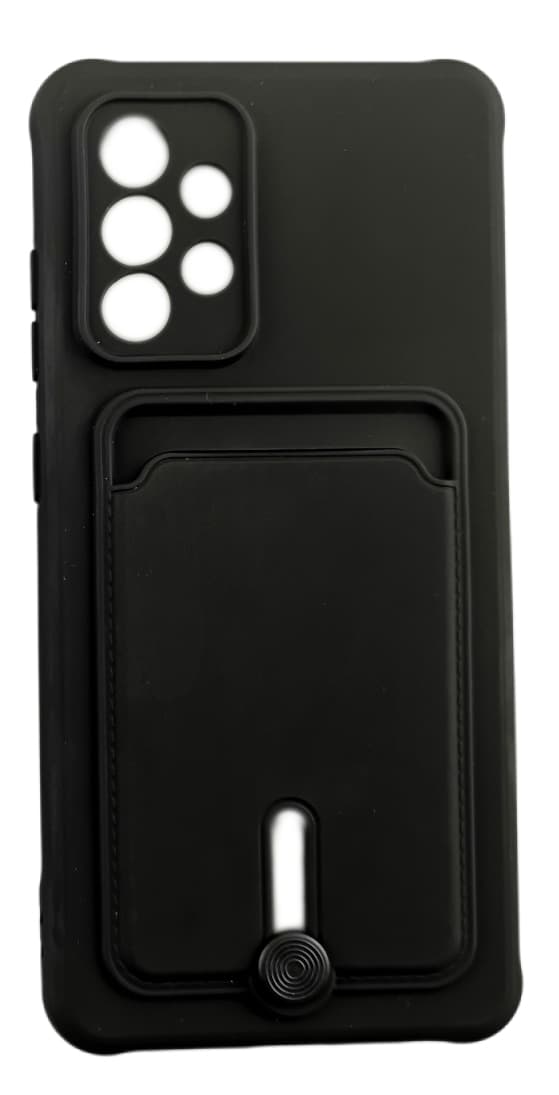 Samsung Galaxy A52 / Samsung Galaxy A52s 5G Skal - Mikrofiber Silikon med Korthållare