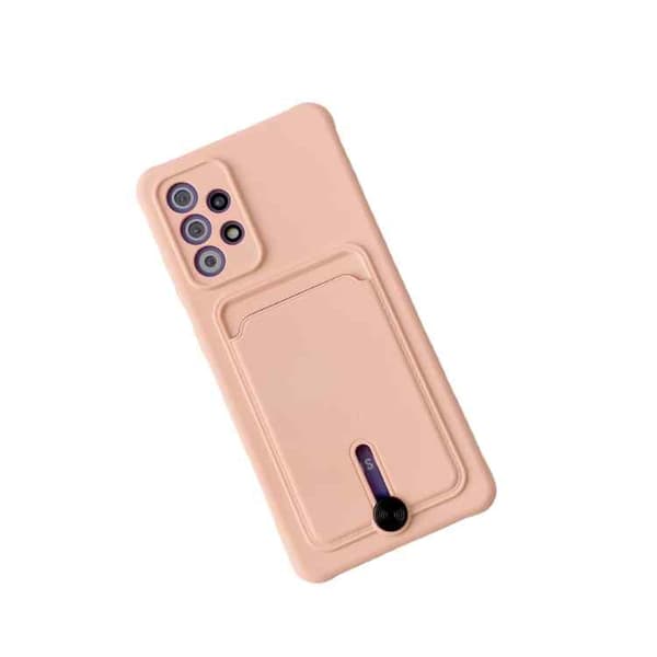 Samsung Galaxy A52 / Samsung Galaxy A52s 5G Skal - Mikrofiber Silikon med Korthållare