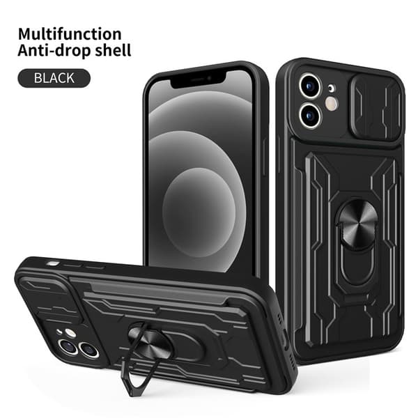 Etui Samsung Galaxy S22 ULTRA -Multifunktionel  Sag -SORT
