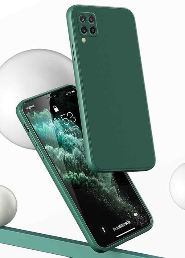 Samsung Galaxy A12 Case - Microfiber Silicon