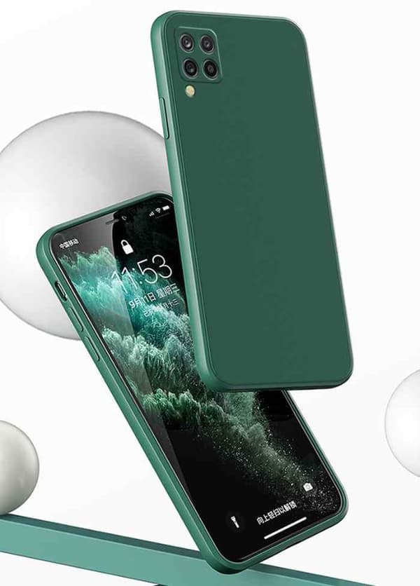 Samsung Galaxy A12 Case - Microfiber Silicon