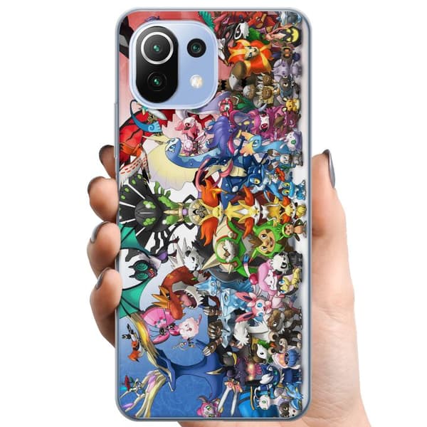 Xiaomi 11 Lite 5G NE TPU Matkapuhelimen kuori Pokemon