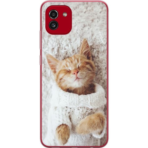 Samsung Galaxy A03 Cover / Mobilcover - Kat