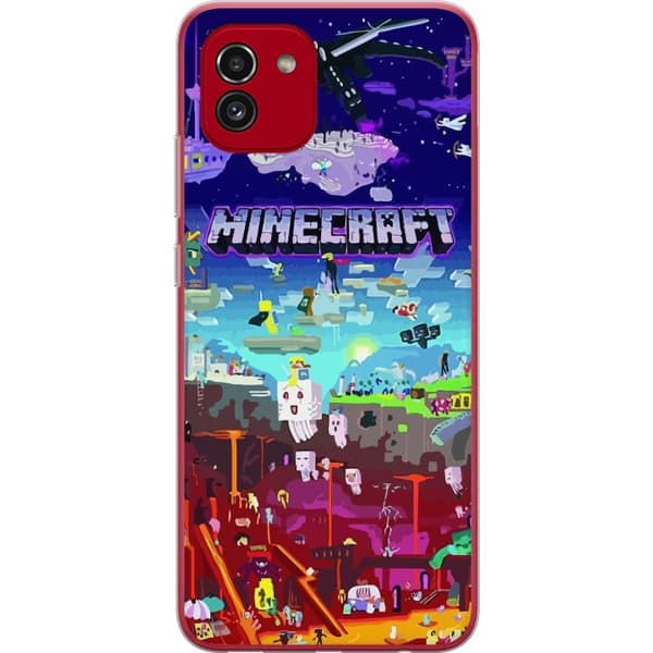 Samsung Galaxy A03 Cover / Mobilcover - Minecraft