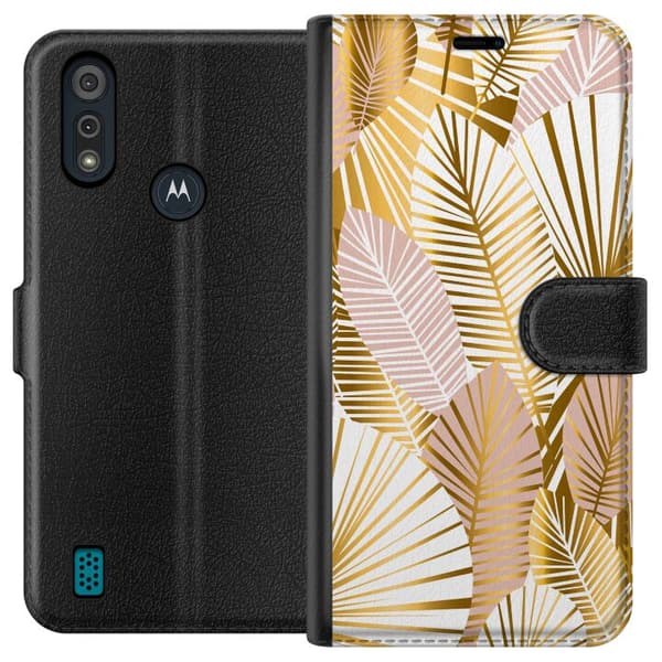Motorola Moto E6i Lommeboketui Gull