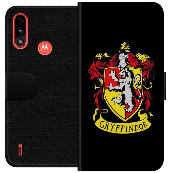 Motorola Moto E7 Power Plånboksfodral Harry Potter - Gryffindor